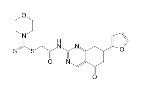 2-{[7-(2-furyl)-5-oxo-5,6,7,8-tetrahydro-2-quinazolinyl]amino}-2-oxoethyl 4-morpholinecarbodithioate