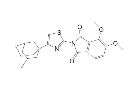 2-[4-(1-adamantyl)-1,3-thiazol-2-yl]-4,5-dimethoxy-1H-isoindole-1,3(2H)-dione