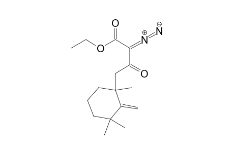 Ethyl 4-(1,3,3-Trimethyl-2-methylenecyclohexyl)-2-diazo-3-oxobutanoate