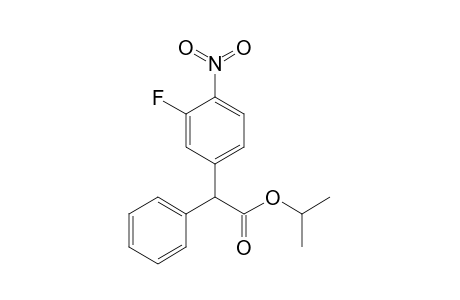 iso-Propyl .alpa.-(3-fluoro-4-nitrophenyl)phenylacetate