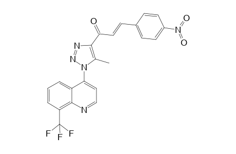 1-(4-Nitrophenyl)-4-{1-[8-(trifluoromethyl)quinolin -4-yl]-5-methyl-1H-1,2,3-triazol-4-yl}prop-2-en-1-one