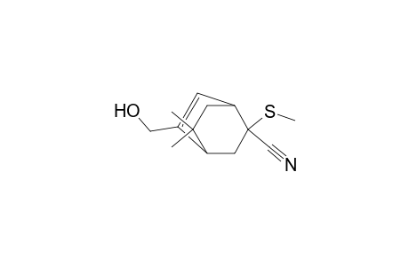 Bicyclo[2.2.2]oct-5-ene-2-carbonitrile, 5-(hydroxymethyl)-8,8-dimethyl-2-(methylthio)-, (1.alpha.,2.beta.,4.alpha.)-