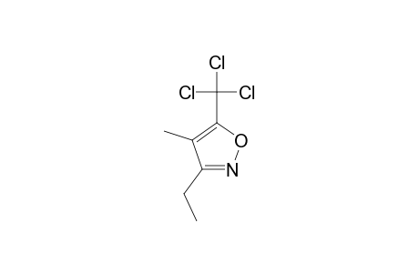 3-ETHYL-4-METHYL-5-TRICHLOROMETHYLISOXAZOLE