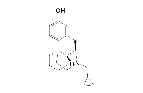 Morphinan-2-ol, 17-(cyclopropylmethyl)-, (9.alpha.,13.alpha.,14.alpha.)-
