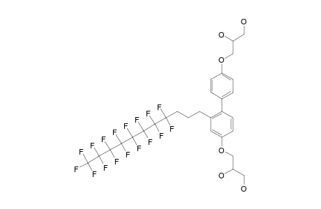 3-[4'-(2,3-DIHYDROXYPROPYLOXY)-2-(1H,1H,2H,2H,3H,3H-PERFLUOROUNDECYL)-BIPHENYL-4-YLOXY]-PROPANE-1,2-DIOL