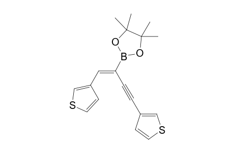 (Z)-2-(1,4-Di(thiophen-3-yl)but-1-en-3-yn-2-yl)-4,4,5,5-tetramethyl-1,3,2-dioxaborolane
