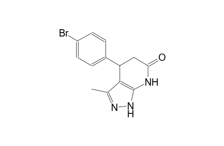 6H-pyrazolo[3,4-b]pyridin-6-one, 4-(4-bromophenyl)-1,4,5,7-tetrahydro-3-methyl-