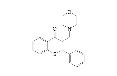 4H-1-Benzothiopyran-4-one, 3-(4-morpholinylmethyl)-2-phenyl-