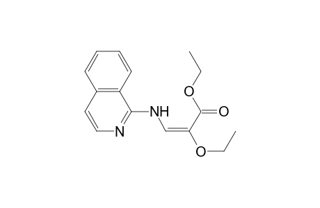 Ethyl (E)-2-ethoxy-3-(isoquinolin-1-ylamino)propenoate