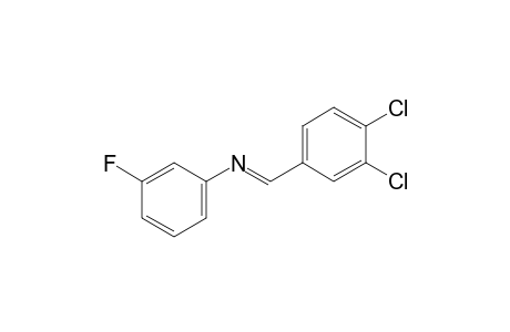 N-(3,4-dichlorobenzylidene)-m-fluoroaniline