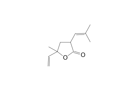 5-Methyl-3-(2-methylpropenyl)-5-vinyl-3,4-dihydro-5H-furan-2-one