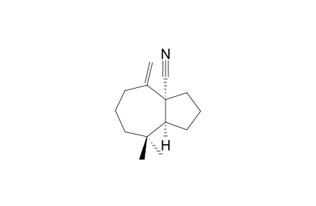 (3A-ALPHA,8A-ALPHA)-DECAHYDRO-8,8-DIMETHYL-4-METHYLENE-3A-AZULENE-CARBONITRILE