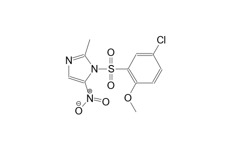 1H-imidazole, 1-[(5-chloro-2-methoxyphenyl)sulfonyl]-2-methyl-5-nitro-