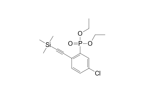 (5-Chloro-2-trimethylsilanylethynyl-phenyl)-phosphonic Acid Diethyl Ester