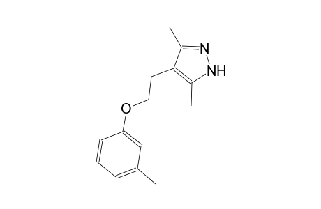 3,5-dimethyl-4-[2-(3-methylphenoxy)ethyl]-1H-pyrazole