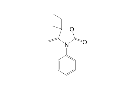 5-ETHYL-5-METHYL-4-METHYLENE-3-PHENYLOXAZOLIDIN-2-ONE