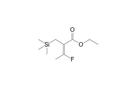 (E)-3-fluoro-2-(trimethylsilylmethyl)-2-butenoic acid ethyl ester