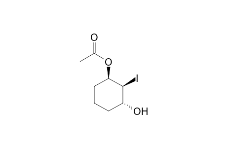 (+-)-1,2-cis-2,3-trans-1-Acetoxy-2-iodocyclohexan-3-ol