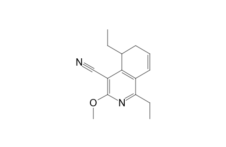 4-Cyano-1,5-diethyl-3-methoxy-5,6-dihydroisoquinoline
