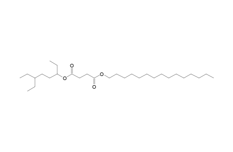 Succinic acid, 6-ethyloct-3-yl pentadecyl ester