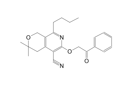 1H-Pyrano[3,4-c]pyridine-5-carbonitrile, 8-butyl-3,3-dimethyl-6-(2-oxo-2-phenylethoxy)-3,4-dihydro-