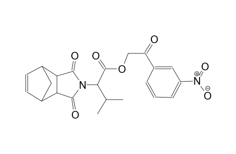 2-(3-nitrophenyl)-2-oxoethyl 2-(1,3-dioxo-3a,4,7,7a-tetrahydro-1H-4,7-methanoisoindol-2(3H)-yl)-3-methylbutanoate