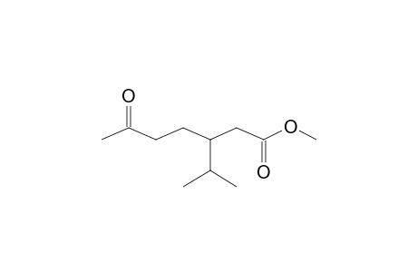 Methyl 3-isopropyl-6-oxoheptanoate