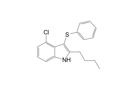 2-Butyl-4-chloro-3-(phenylthio)-1H-indole