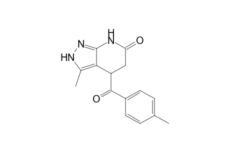 3-Methyl-4-(4-methylbenzoyl)-2,4,5,7-tetrahydro-6H-pyrazolo[3,4-b]pyridin-6-one