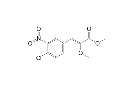 Z-Methyl 3-(4-chloro-3-nitrophenyl)-2-methoxy-2-propenoate