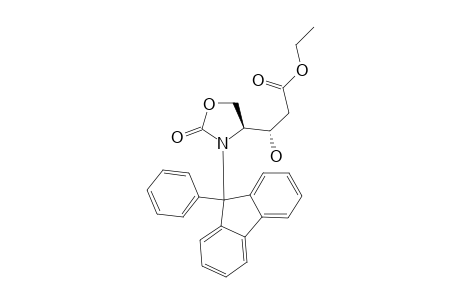 ETHYL-(4S,3'S)-2-OXO-3-(9-PHENYLFLUOREN-9-YL)-OXAZOLIDINE-4-(3'-HYDROXY)-PROPANOATE