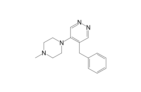 Pyridazine, 4-(4-methyl-1-piperazinyl)-5-(phenylmethyl)-