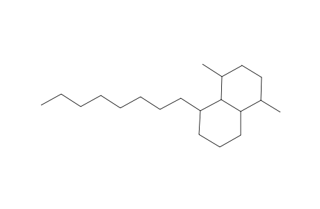 Naphthalene, decahydro-1,4-dimethyl-5-octyl-