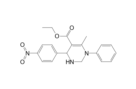 1-Phenyl-4-(p-nitrophenyl)-5-ethoxycarbonyl-6-methyl-1,2,3,4-tetrahydropyrimidine