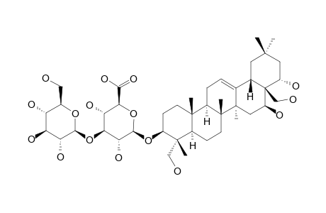 GYMNEMASIN-B;3-O-[BETA-D-GLUCOPYRANOSYL-(1->3)-BETA-D-GLUCURONOPYRANOSYL]-GYMNEMANOL
