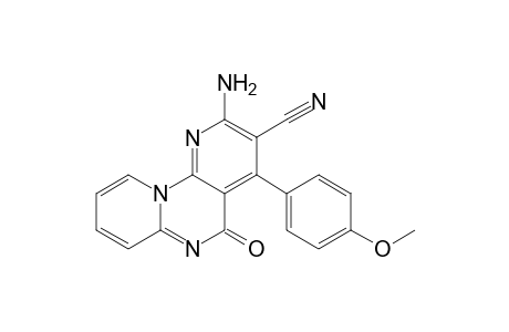 2-Amino-4-(4-methoxyphenyl)-5-oxo-5H-dipyrido[1,2-a:3',2'-e]pyrimidine-3-carbonitrile