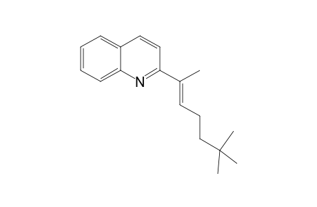 trans-2-(5,5-Dimethyl-2-heptenyl)quinoline