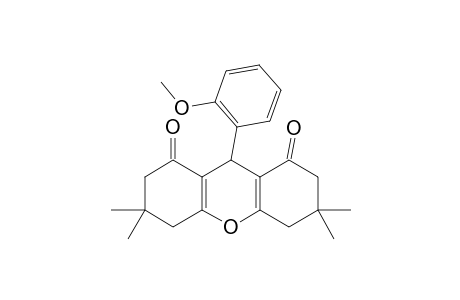 9-(2-methoxyphenyl)-3,3,6,6-tetramethyl-4,5,7,9-tetrahydro-2H-xanthene-1,8-quinone
