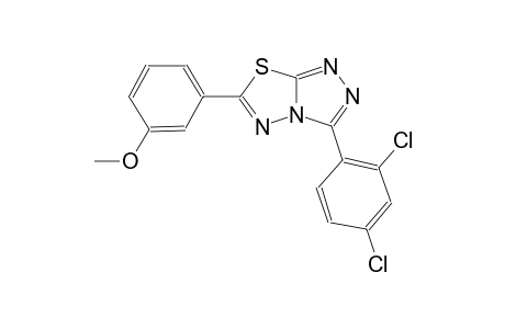 3-(2,4-dichlorophenyl)-6-(3-methoxyphenyl)[1,2,4]triazolo[3,4-b][1,3,4]thiadiazole