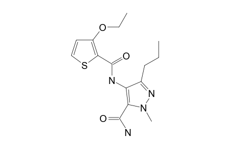 4-[(3-ethoxythiophene-2-carbonyl)amino]-2-methyl-5-propylpyrazole-3-carboxamide