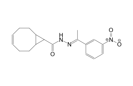 N'-[(E)-1-(3-nitrophenyl)ethylidene]bicyclo[6.1.0]non-4-ene-9-carbohydrazide