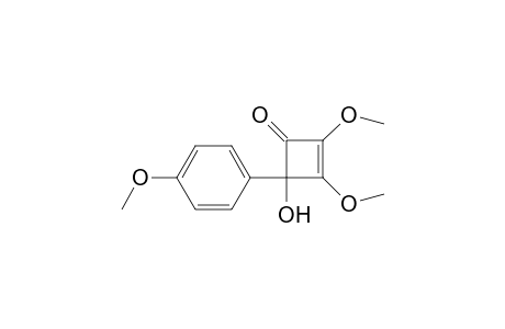 4-Hydroxy-2,3-dimethoxy-4-(4-methoxyphenyl)cyclobutenone