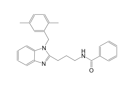 benzamide, N-[3-[1-[(2,5-dimethylphenyl)methyl]-1H-benzimidazol-2-yl]propyl]-