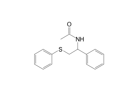 Acetamide, N-[1-phenyl-2-(phenylthio)ethyl]-