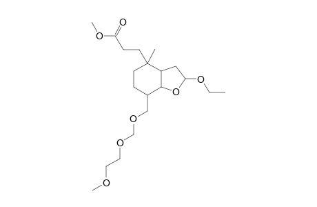 Methyl 3-[(8.xi.)-8-ethoxy]-5-{[(2-methoxyethoxy)methoxy]methyl}-2-methyl-7-oxabicyclo[4.3.0]nonan-2-yl propionate