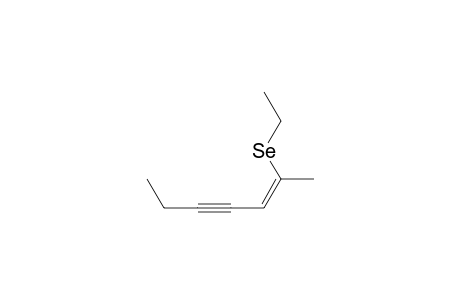 2-Hepten-4-yne, 2-(ethylseleno)-, (Z)-