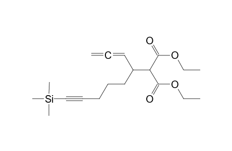 Diethyl 2-(9-(trimethylsilyl)nona-1,2-dien-8-yn-4-yl)malonate