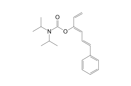 (Z)-1-(2-Phenylethenyl)-2-[(diisopropylamino)carbonyloxy]-1.3-butadiene