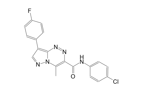 pyrazolo[5,1-c][1,2,4]triazine-3-carboxamide, N-(4-chlorophenyl)-8-(4-fluorophenyl)-4-methyl-