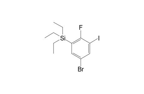 (5-bromo-2-fluoro-3-iodophenyl)triethylsilane
